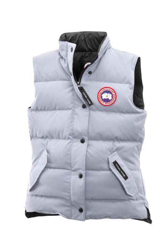Womens Canada Goose Freestyle Vest Light Grey cheap